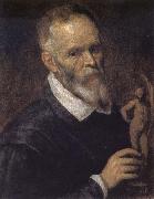 PALMA GIOVANE Portrait of a Sculptor oil painting